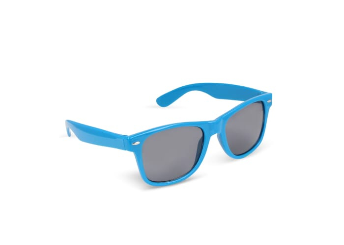 Lunettes soleil RPC UV400 à personnaliser Justin Bleu clair